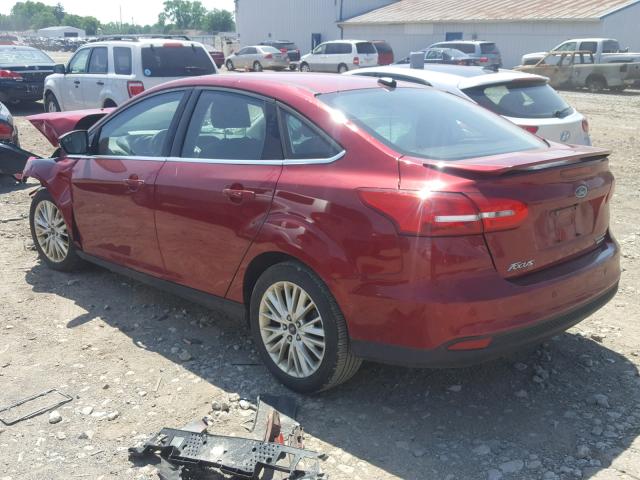 1FADP3J25FL323097 - 2015 FORD FOCUS TITA MAROON photo 3