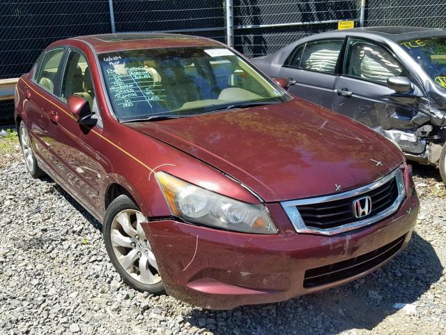 1HGCP26838A068446 - 2008 HONDA ACCORD EXL BURGUNDY photo 1