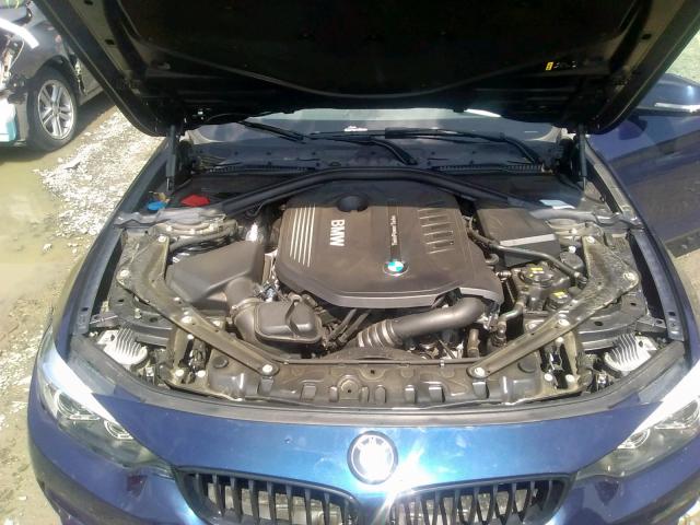 WBA4Z5C56JEA32855 - 2018 BMW 440I BLUE photo 7