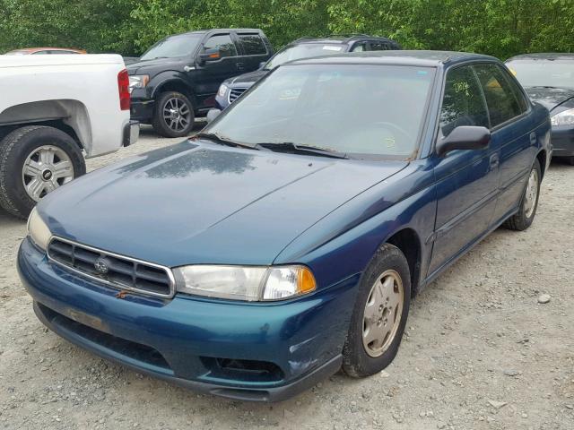 4S3BD4352W7211857 - 1998 SUBARU LEGACY L TEAL photo 2