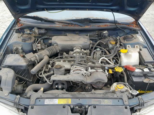 4S3BD4352W7211857 - 1998 SUBARU LEGACY L TEAL photo 7