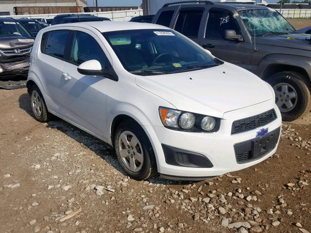 1G1JA6SH2D4230735 - 2013 CHEVROLET SONIC LS WHITE photo 1