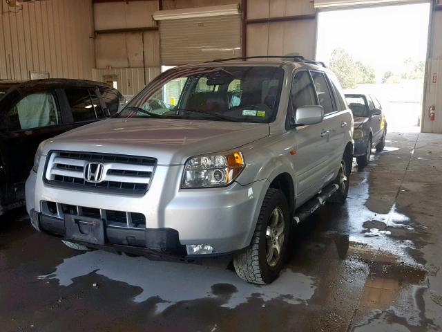 2HKYF18716H534659 - 2006 HONDA PILOT EX SILVER photo 2