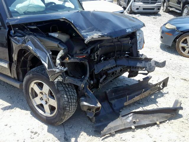 1J4RH4GK5AC157631 - 2010 JEEP COMMANDER შავი ფოტო 9