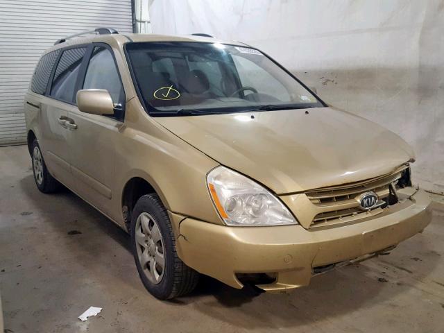 KNDMG4C39A6339199 - 2010 KIA SEDONA LX GOLD photo 1