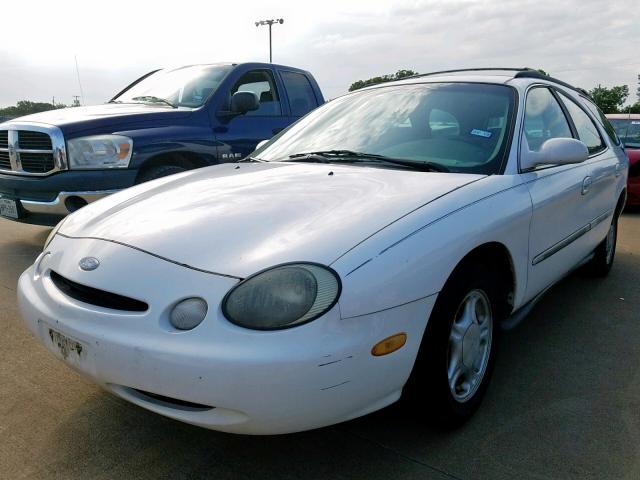 1FALP57U8VA106265 - 1997 FORD TAURUS GL WHITE photo 2