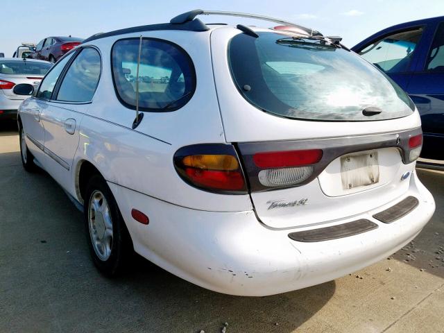 1FALP57U8VA106265 - 1997 FORD TAURUS GL WHITE photo 3