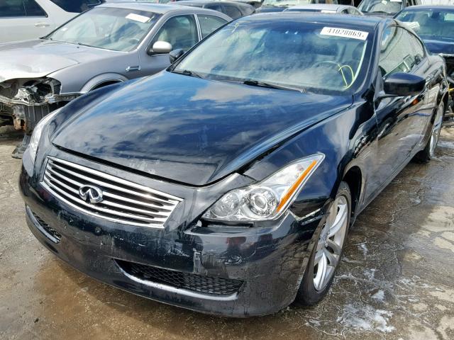 JNKCV64F29M650792 - 2009 INFINITI G37 BLACK photo 2