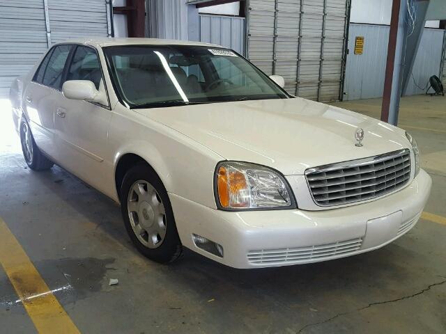 1G6KD54Y12U283453 - 2002 CADILLAC DEVILLE CREAM photo 1