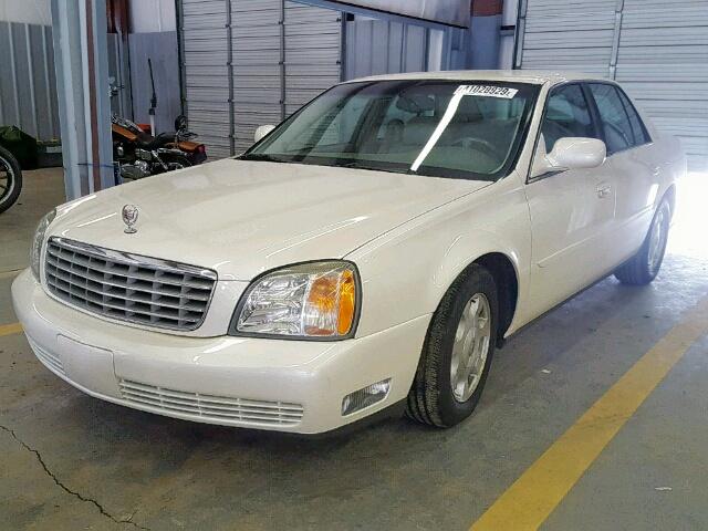 1G6KD54Y12U283453 - 2002 CADILLAC DEVILLE CREAM photo 2