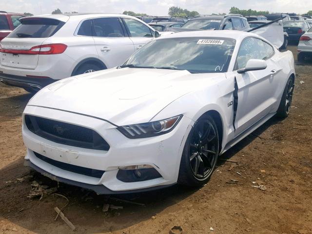 1FA6P8CF3H5358766 - 2017 FORD MUSTANG GT WHITE photo 2