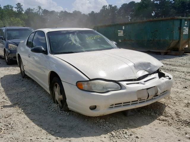 2G1WX15K549445215 - 2004 CHEVROLET MONTE CARL WHITE photo 1