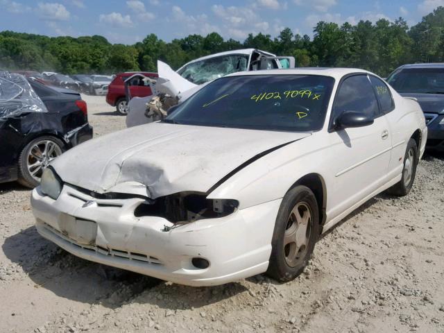 2G1WX15K549445215 - 2004 CHEVROLET MONTE CARL WHITE photo 2