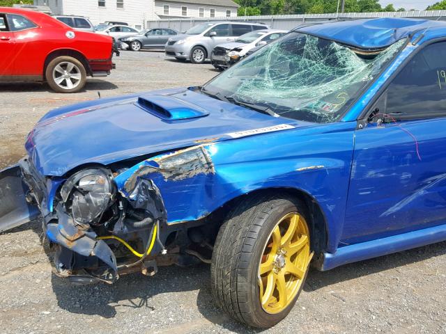 JF1GD29682G525538 - 2002 SUBARU IMPREZA WR BLUE photo 9