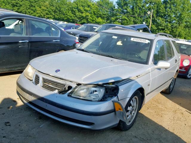 YS3EB59E153527216 - 2005 SAAB 9-5 LINEAR SILVER photo 2