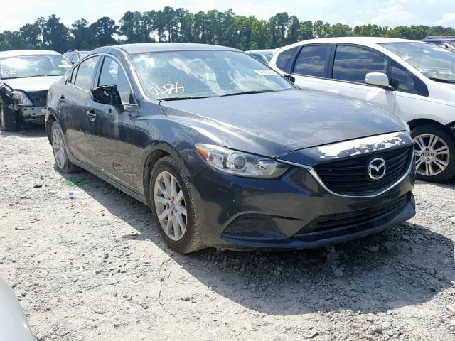 JM1GJ1U56G1411821 - 2016 MAZDA 6 SPORT GRAY photo 1