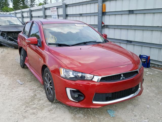 JA32U2FU6HU008657 - 2017 MITSUBISHI LANCER ES RED photo 1