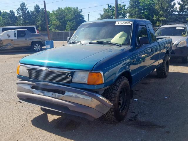 1FTCR14AXVPB53964 - 1997 FORD RANGER SUP GREEN photo 2