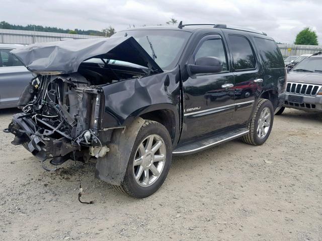 1GKFK63807J242952 - 2007 GMC YUKON DENA BLACK photo 2