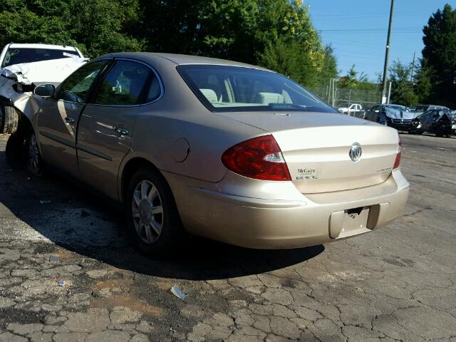 2G4WC532751253951 - 2005 BUICK LACROSSE C GOLD photo 3