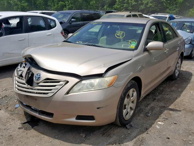 4T1BE46K97U525356 - 2007 TOYOTA CAMRY NEW GOLD photo 2