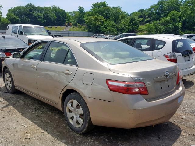 4T1BE46K97U525356 - 2007 TOYOTA CAMRY NEW GOLD photo 3