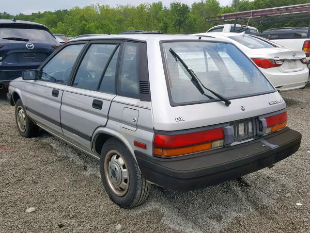 JT2EL32H9J0192966 - 1988 TOYOTA TERCEL DEL SILVER photo 3