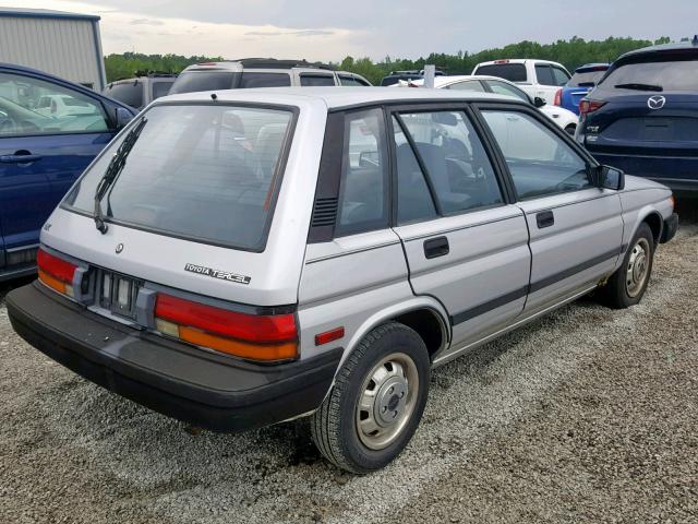 JT2EL32H9J0192966 - 1988 TOYOTA TERCEL DEL SILVER photo 4