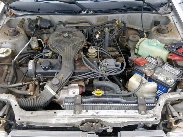 JT2EL32H9J0192966 - 1988 TOYOTA TERCEL DEL SILVER photo 7