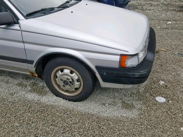 JT2EL32H9J0192966 - 1988 TOYOTA TERCEL DEL SILVER photo 9