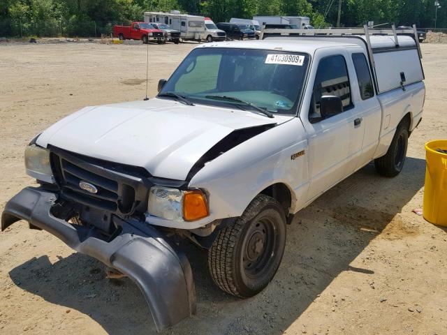 1FTYR14U34PA98675 - 2004 FORD RANGER SUP WHITE photo 2