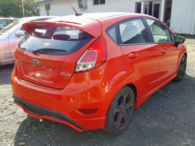 3FADP4GXXFM224752 - 2015 FORD FIESTA ST RED photo 4