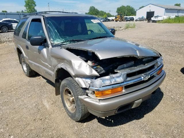 1GNCS18W0YK225063 - 2000 CHEVROLET BLAZER BEIGE photo 1