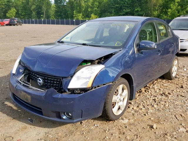 3N1AB61E28L702737 - 2008 NISSAN SENTRA 2.0 BLUE photo 2