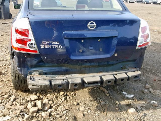 3N1AB61E28L702737 - 2008 NISSAN SENTRA 2.0 BLUE photo 9