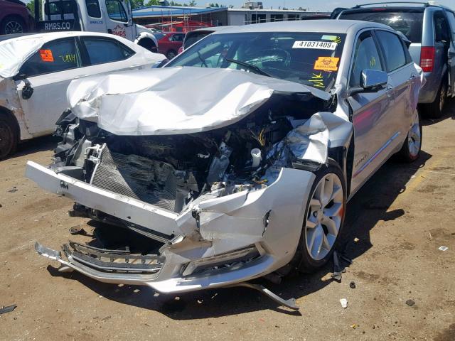 2G1105S35K9122573 - 2019 CHEVROLET IMPALA PRE SILVER photo 2