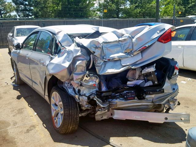 2G1105S35K9122573 - 2019 CHEVROLET IMPALA PRE SILVER photo 3