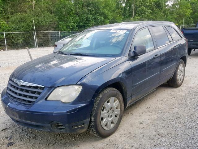 2A8GM48L67R148073 - 2007 CHRYSLER PACIFICA BLUE photo 2