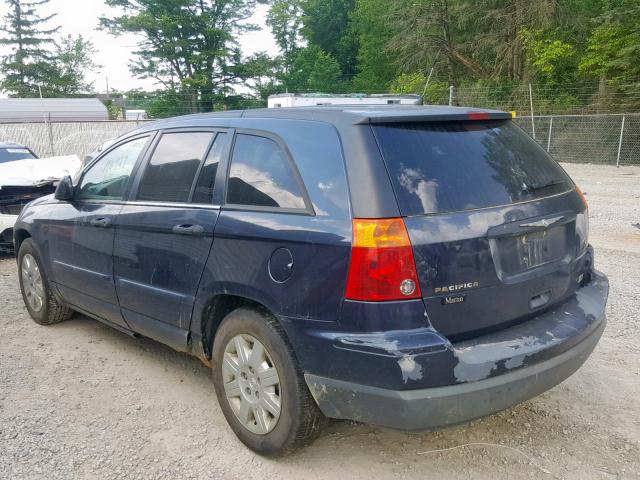 2A8GM48L67R148073 - 2007 CHRYSLER PACIFICA BLUE photo 3