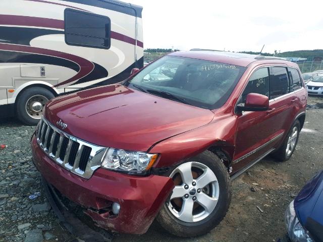 1C4RJFAG7CC309566 - 2012 JEEP GRAND CHER RED photo 2