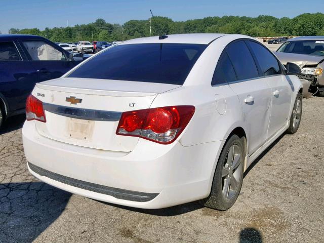 1G1PM5SC4C7250207 - 2012 CHEVROLET CRUZE LT WHITE photo 4