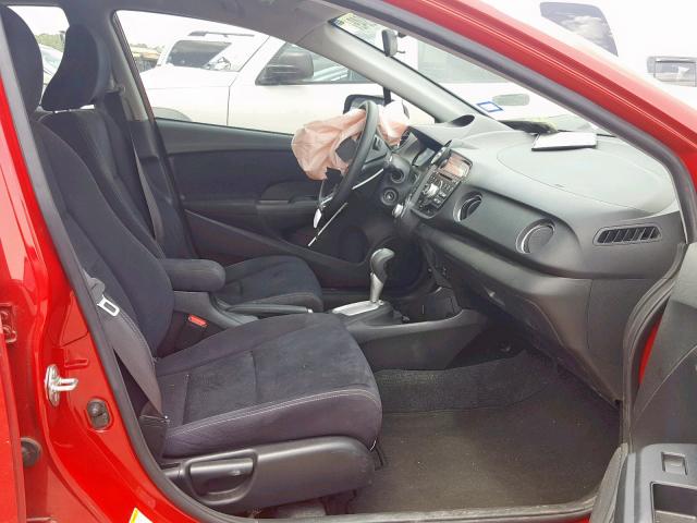 JHMZE2H58ES001671 - 2014 HONDA INSIGHT LX RED photo 5