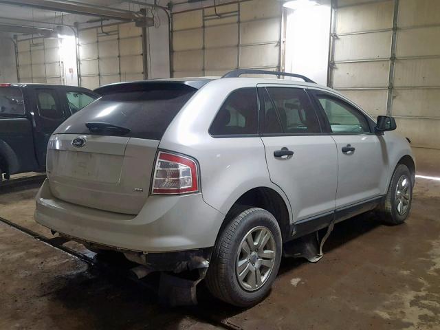 2FMDK46C87BB40368 - 2007 FORD EDGE SE SILVER photo 4