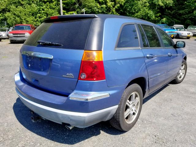 2A8GF68X37R214734 - 2007 CHRYSLER PACIFICA T BLUE photo 4