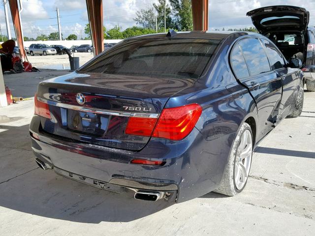 WBAKB8C59BC851673 - 2011 BMW ALPINA B7 BLUE photo 4