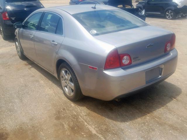 1G1ZH57B58F230476 - 2008 CHEVROLET MALIBU 1LT ვერცხლისფერი ფოტო 3