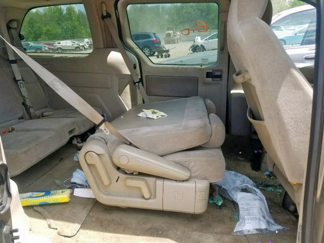 2FMZA51634BA97487 - 2004 FORD FREESTAR S GOLD photo 6