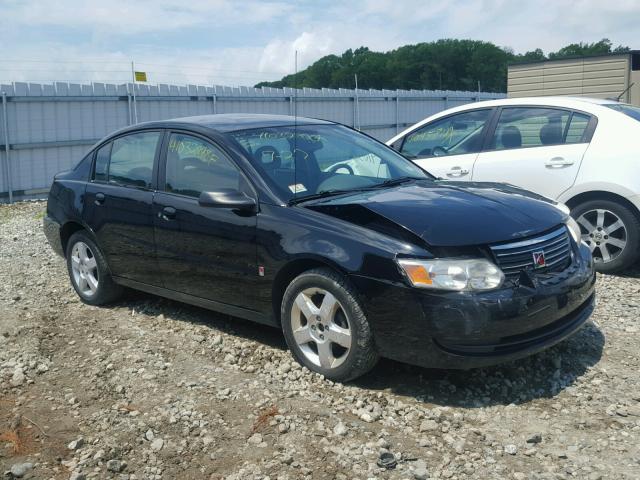 1G8AJ58F87Z108714 - 2007 SATURN ION LEVEL BLACK photo 1