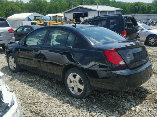 1G8AJ58F87Z108714 - 2007 SATURN ION LEVEL BLACK photo 3