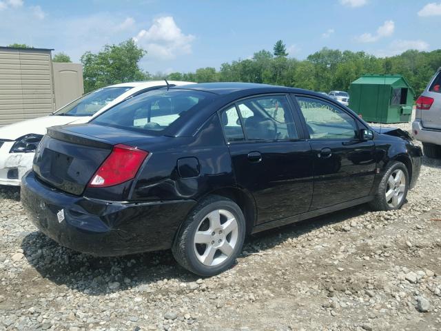 1G8AJ58F87Z108714 - 2007 SATURN ION LEVEL BLACK photo 4